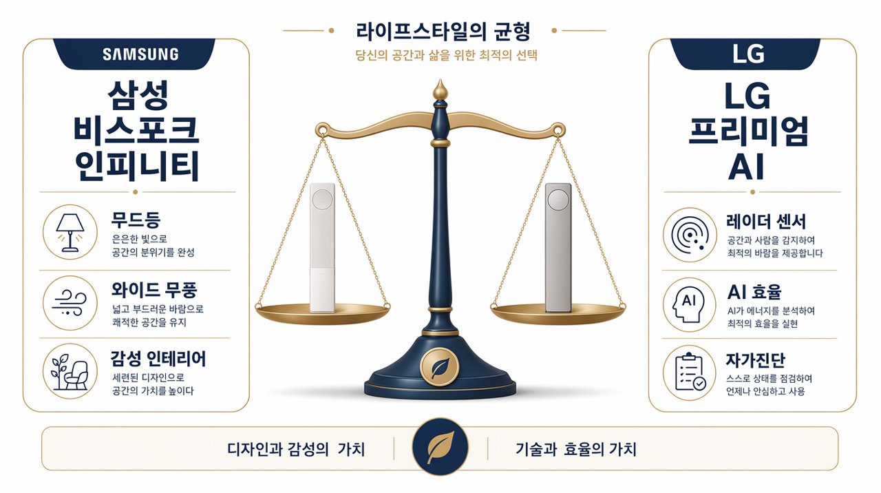 LG 약 50만 원 차이 — 숫자가 아니라 삶의 결로 고르세요