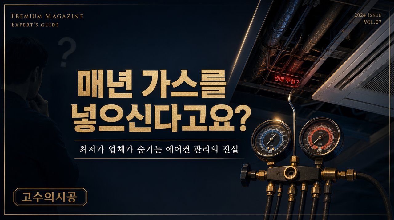 매년 가스를 넣으신다고요? 관리의 진실과 ‘진짜 사후관리’